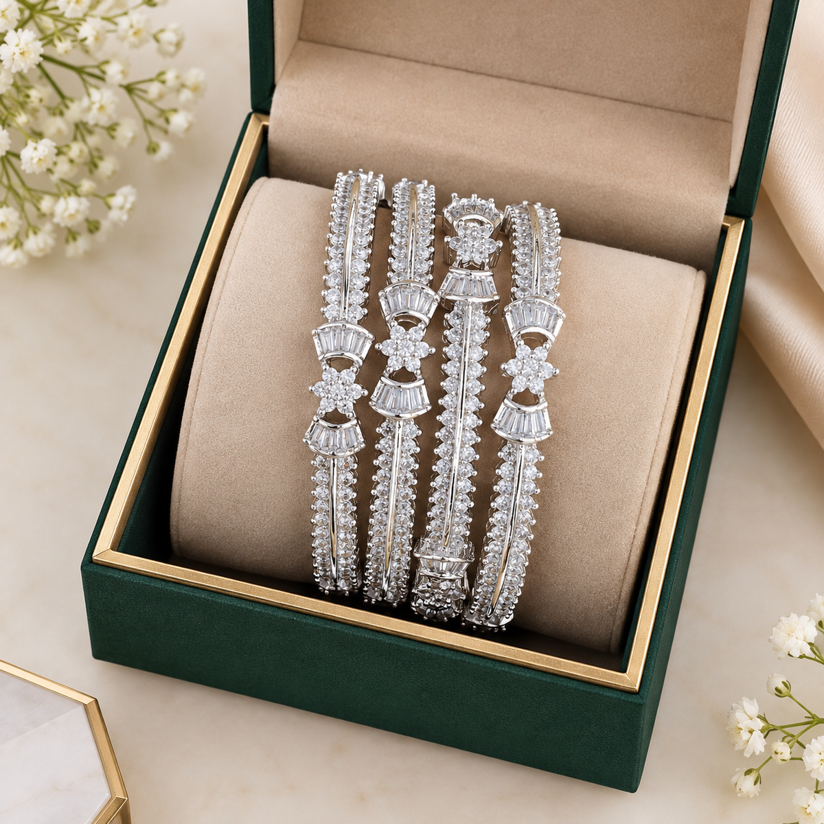Elegant Charm Bangles