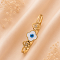 Floral Evil Eye Bracelet